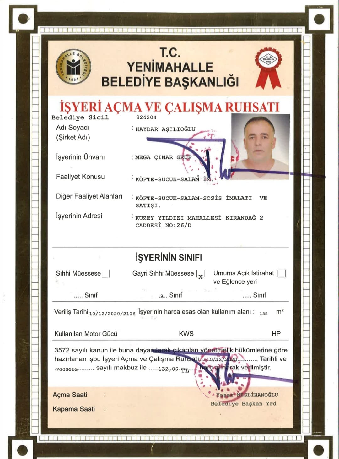 İşyeri Açma